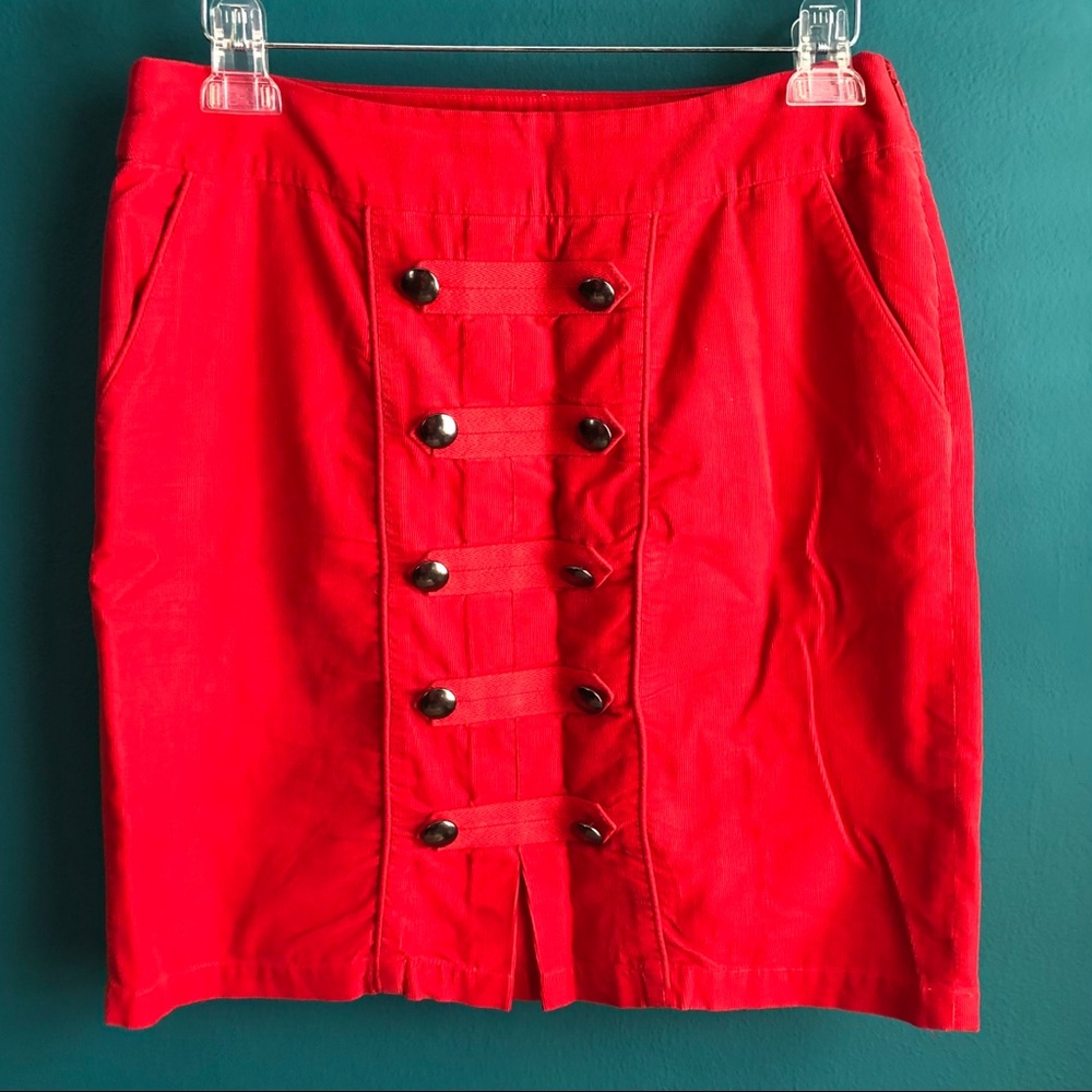 Thin-Wale Corduroy Skirt (Anthropologie)